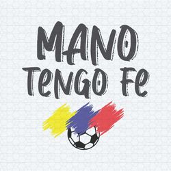 mano tengo fe venezuela soccer svg