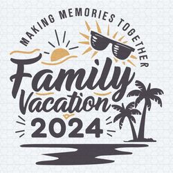 retro summer vibes making memories together family vacation svg