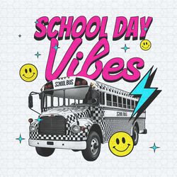school day vibes school bus png