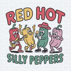 meme red hot silly peppers cute chillies svg