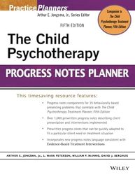 the child psychotherapy progress notes planner 5th edition mental therapist