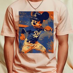 mickey mouse los angeles dodgers logo smackdown png, micky mouse tapestries png, mouse baseball duel digital png files
