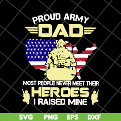 proud army dad svg, png, dxf, eps digital file ftd10052107