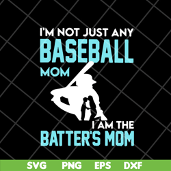 baseball mom svg, mother's day svg, eps, png, dxf digital file mtd23042119