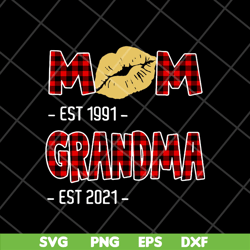 lips mom est 1991 svg, mother's day svg, eps, png, dxf digital file mtd23042121