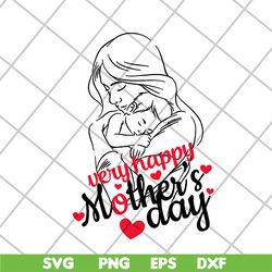 very happy mother's day svg, mother's day svg, eps, png, dxf digital file mtd26042110