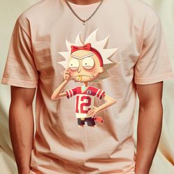 rick and morty vs chiefs logo adventure game png, football funny png, chiefs cartoon illustrations digital png files