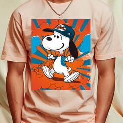 snoopys artistic take on the miami marlins logo png, snoopy miami marlins png, snoopy match digital png files