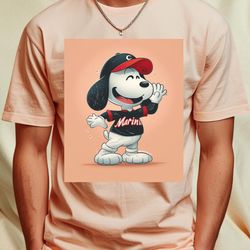 snoopy vs miami marlins logo strikeouts png, snoopy marlins magnets png, snoopy marlins skirmish digital png files