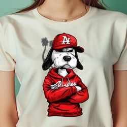 dodgers and snoopy perfect team png, snoopy vs los angeles dodgers logo png, los angeles dodgers digital png files
