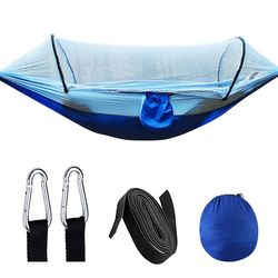 automatic quick-opening mosquito net hammock outdoor camping pole