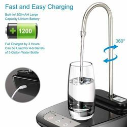 electric water gallon pump automatic water bottle dispenser