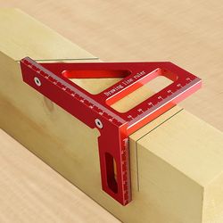 woodworking square protractor aluminum alloy miter triangle ruler high