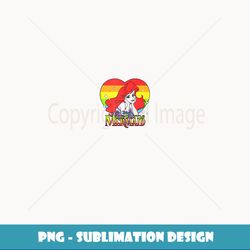 disney the little mermaid ariel rainbow pride heart - trendy sublimation digital download