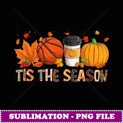 the season leopard pumpkin basketball halloween fall leaf - exclusive png sublimation download