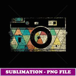 vintage photography mosaic retro camera graphic - stylish sublimation digital download