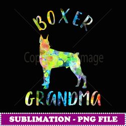 boxer grandma dog grandma funny boxer owner - unique sublimation png download