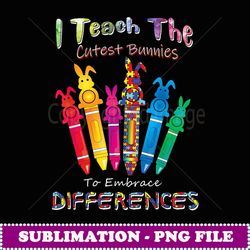 easter autism awareness embrace differences iep sped teacher - sublimation png file