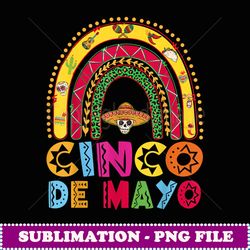 mexican fiesta cinco de mayo rainbow costume - retro png sublimation digital download