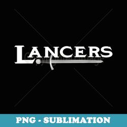 go lancers football baseball basketball cheer team fan - instant sublimation digital download