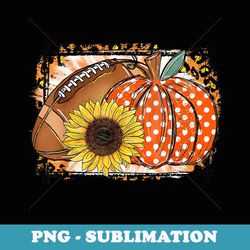 football pumpkin sunflower football lover fall thanksgiving - artistic sublimation digital file