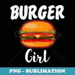 hamburger cheeseburger burger girl - png transparent sublimation design