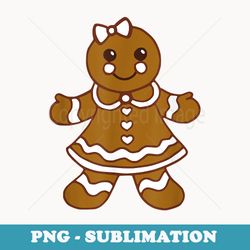 gingerbread girl - premium png sublimation file