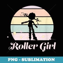 funny roller girl vintage rollerblades roller skating - png sublimation digital download