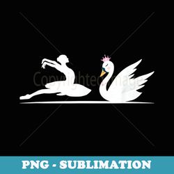 swan queen ballet water birds swans lover - png transparent sublimation design