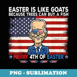 funny joe biden merry 4th of easter design fourth of july - exclusive png sublimation download