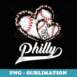 philadelphia souvenir leopard heart i love philadelphia - exclusive sublimation digital file