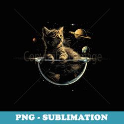 cat kitten planet galaxy universe astronomy solar graphic - trendy sublimation digital download
