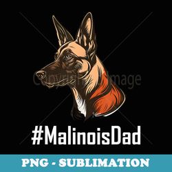 belgian malinois dad - elegant sublimation png download