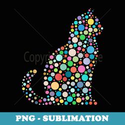 cat happy international dot day 2024 polka dot kid - professional sublimation digital download