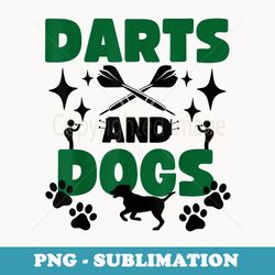 darts and dogs dartboard birthday funny team darts player - instant sublimation digital download