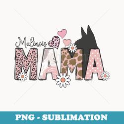 malinois belgian shepherd dog - vintage sublimation png download