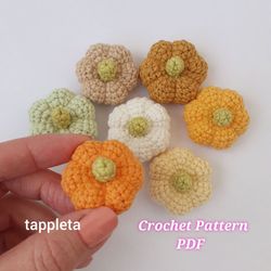 mini pumpkin crochet pattern, amigurumi pumpkin mini, crochet halloween pumpkin decor, thanksgiving decoration