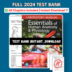 essentials of human anatomy & physiology, 13th edition (marieb, 2021) - test bank: chapters 1-16