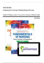 test bank: fundamentals of nursing 4th ed, wilkinson & treas 2020, ch 1,3-46 all chapters