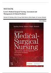 test bank - lewis medical surgical nursing, 11th edition (harding, 2020), chapter 1-68 | all chapters