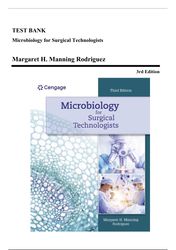 test bank - microbiology for surgical technologists, 3rd edition (rodriguez, 2023), chapter 1-22 | all chapters*