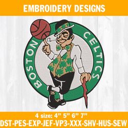 boston celtics embroidery designs, nba embroidery designs, boston celtics basketball embroidery designs