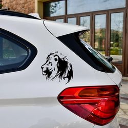 g107 aliauto personality car sticker | meditation lion | automobiles motorcycles accessories | vinyl decal | for peugeot