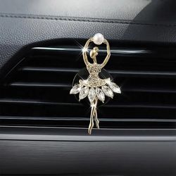 car air freshener clip | air fresheners perfume clip | dancing girl crystal car air fresheners | car diffuser vent clip