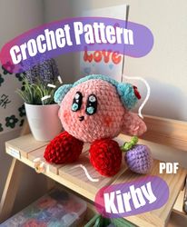pattern kirby us pattern, amigurumi crochet, kirby cute toys