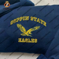 coppin state eagles embroidered sweatshirt, ncaa embroidered shirt, coppin state eagles embroidered hoodie, t-shirt