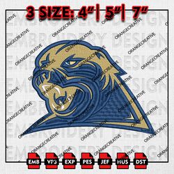 Pittsburgh Panthers Head Logo Emb Designs, NCAA Embroidery Files, NCAA Pittsburgh Panthers Mascot Machine Embroidery