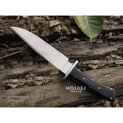 custom handmade bowie knife fixed blade bowie buffalo horn full tang handel knife hunter knife gift unique gift for