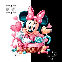 minnie mouse png sublimation for shirts, png for tumlers, colorful cartoon png dtf designs, sublimation designs for kids