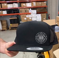 sri yantra snapback hat